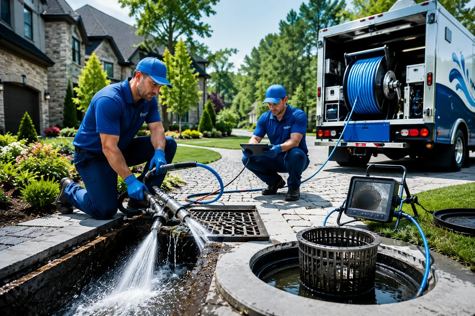 Local outdoor drain cleaning professionals in Easton, MA